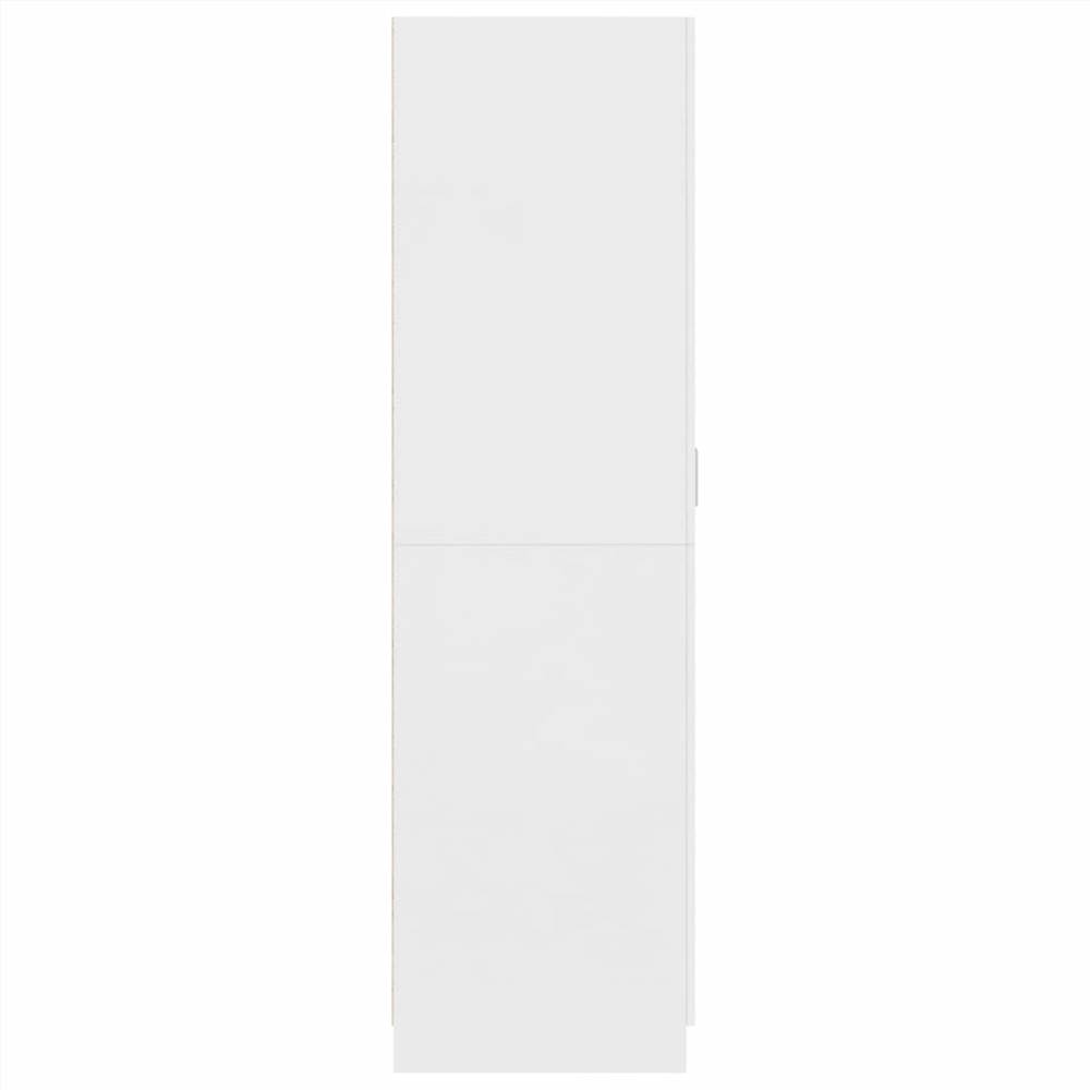 Wardrobe White 80x52x180 cm Chipboard