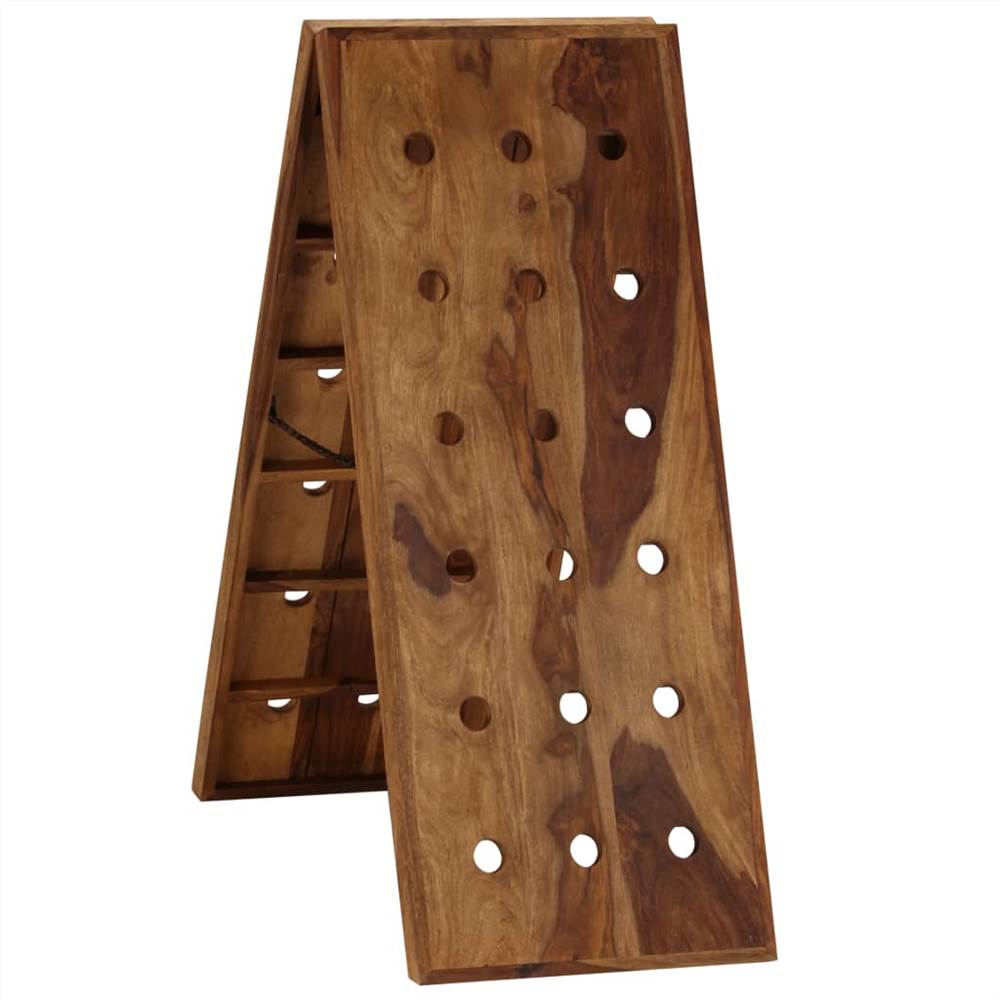 Wine Rack for 36 Bottles Solid Sheesham Wood