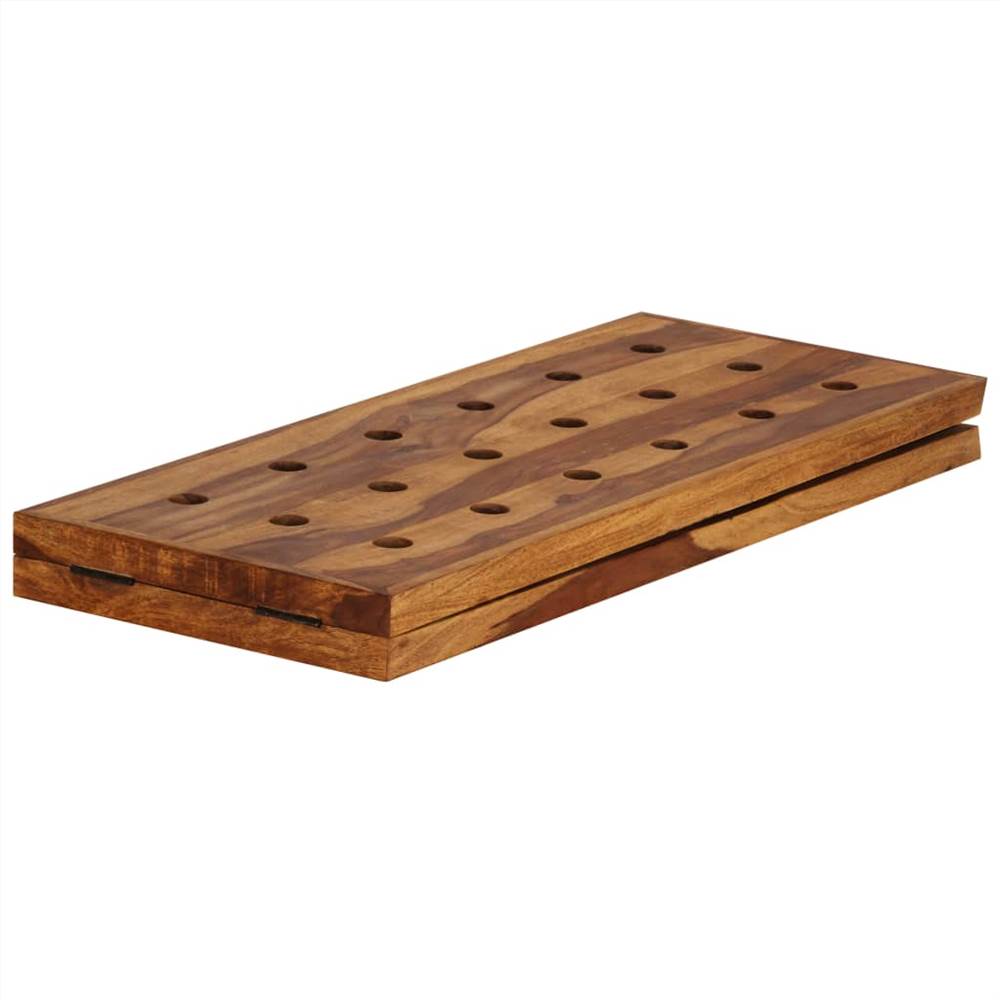 Wine Rack for 36 Bottles Solid Sheesham Wood