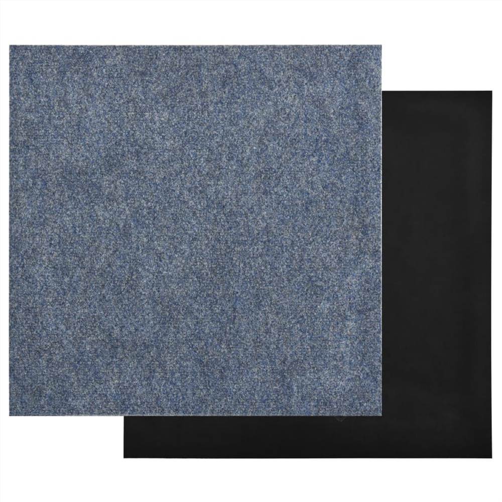 Floor Carpet Tiles 20 pcs 5 m² Blue