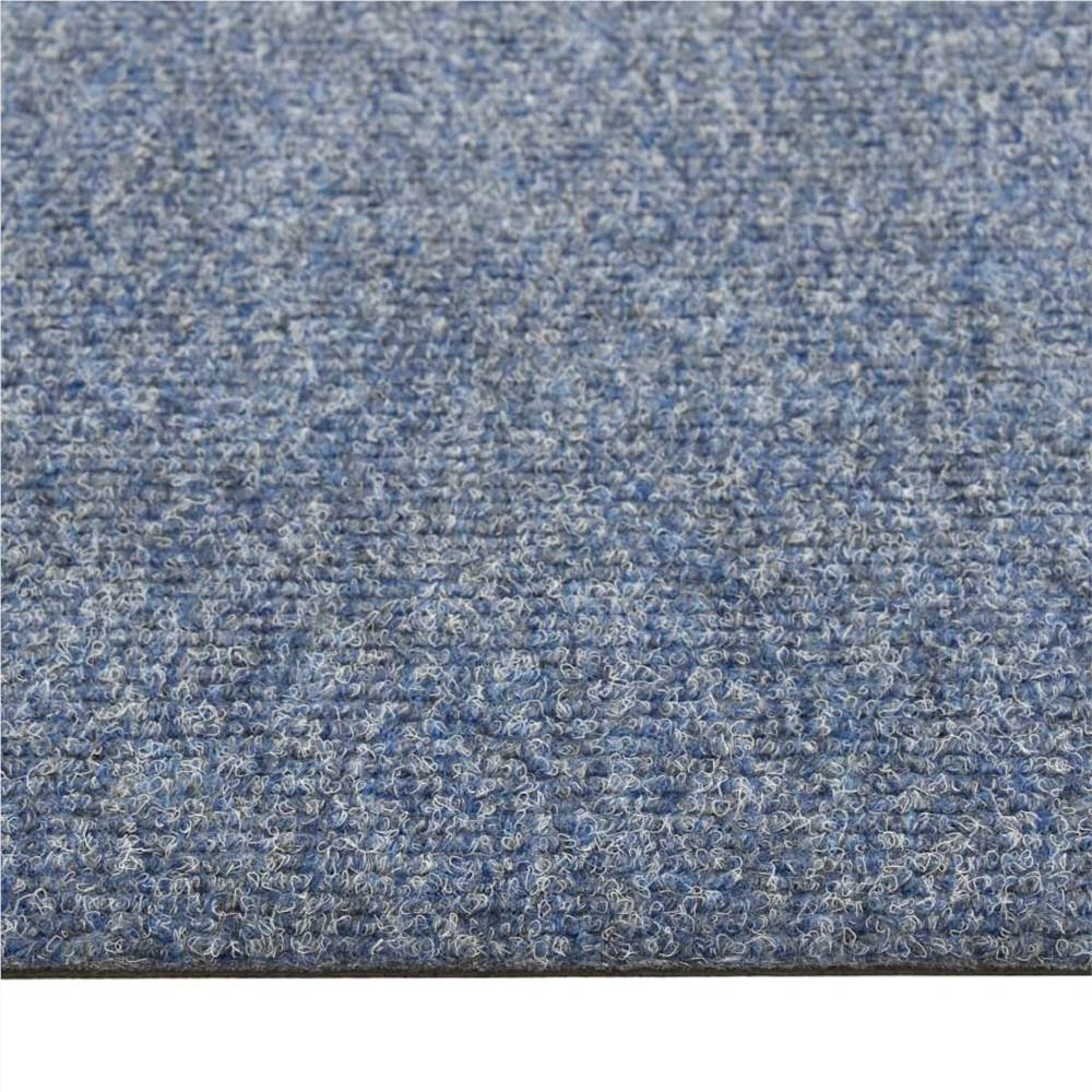 Floor Carpet Tiles 20 pcs 5 m² Blue