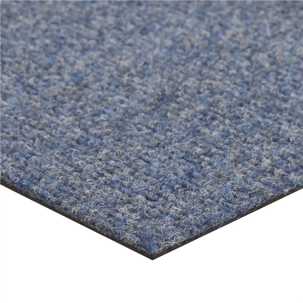 Floor Carpet Tiles 20 pcs 5 m² Blue