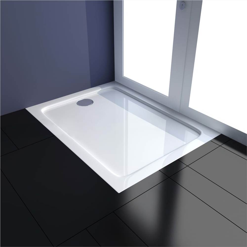 Shower Base Tray ABS White 70x90 cm