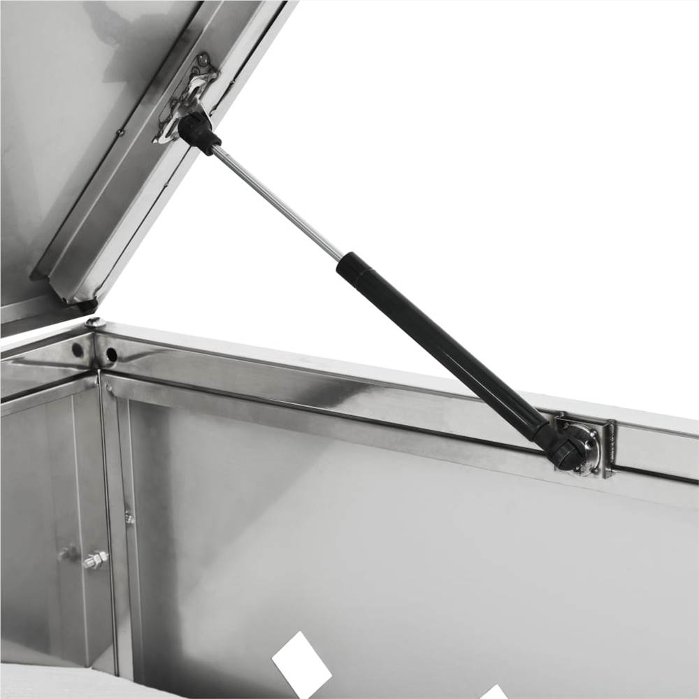 Single Wheelie Bin Shed 240 L Stainless Steel