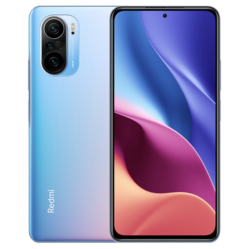 

Xiaomi Redmi K40 Global ROM 6.67 Inches 5G LTE Smartphone Snapdragon 870 12GB 256GB Triple Rear Cameras 48.0MP + 8.0MP + 5.0MP MIUI 12 Android 11 NFC Fingerprint Fast Charge Support Multi-language Google Play - Blue