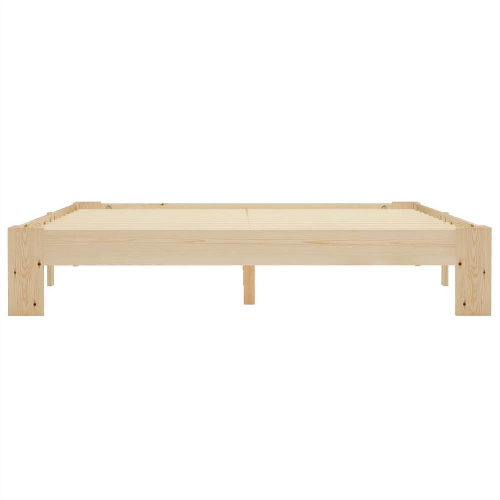 Bed Frame Solid Pine Wood 180x200 cm 6FT Super King