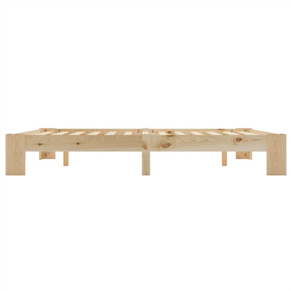 Bed Frame Solid Pine Wood 180x200 cm 6FT Super King