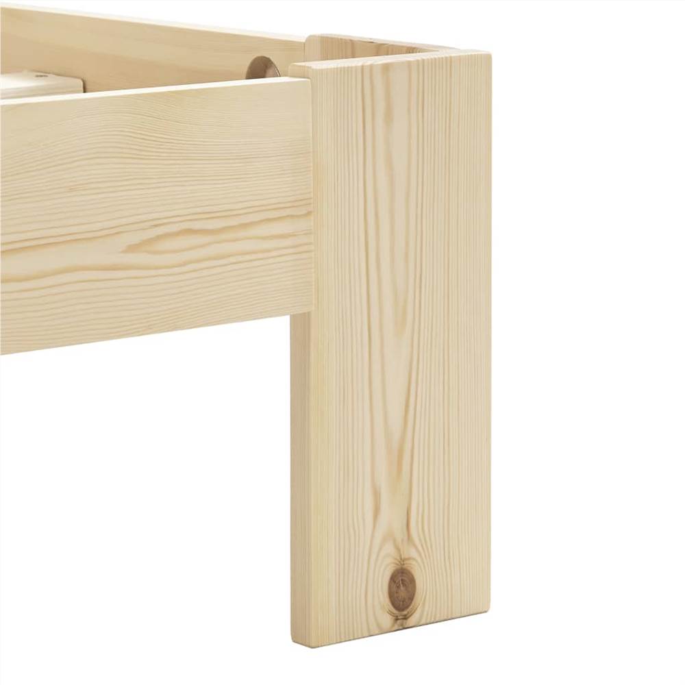 Bed Frame Solid Pine Wood 180x200 cm 6FT Super King