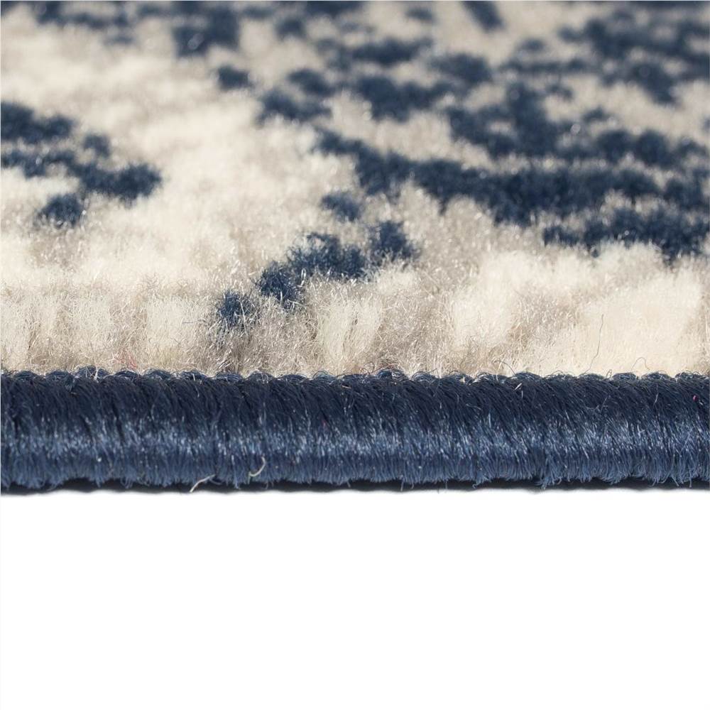Modern Rug Paisley Design 140x200 cm Beige/Blue