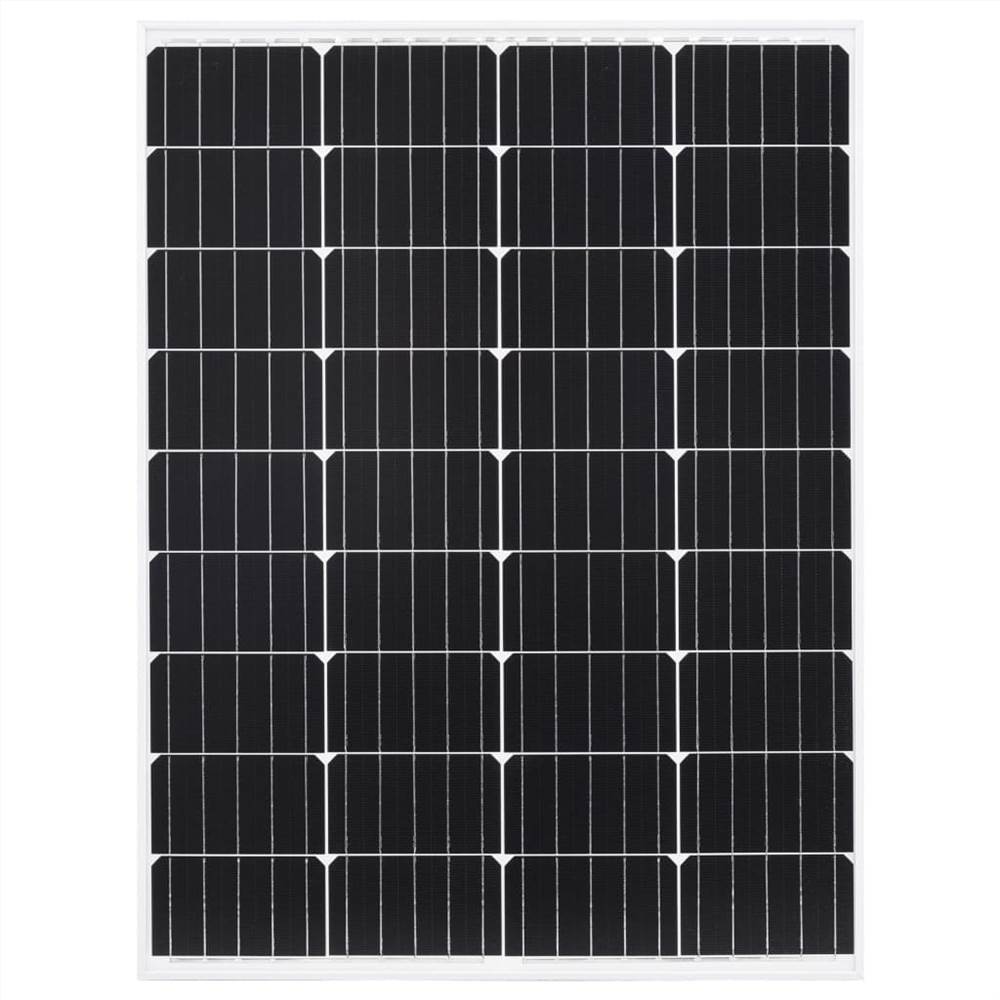 Solar Panel 100 W Monocrystalline Aluminium and Safety Glass