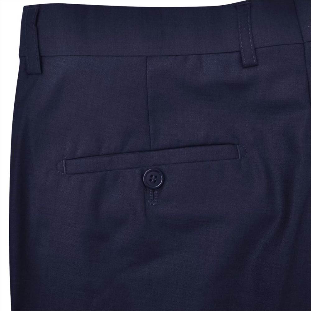 Three Piece Men’s Business Suit Size 50 Navy Blue