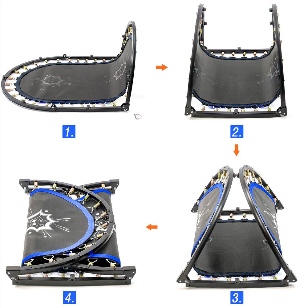 Parent-Child Twin Trampoline with Adjustable Handrail and Safety Cover, Mini Kids Trampoline for Two Kids (Green Cover)