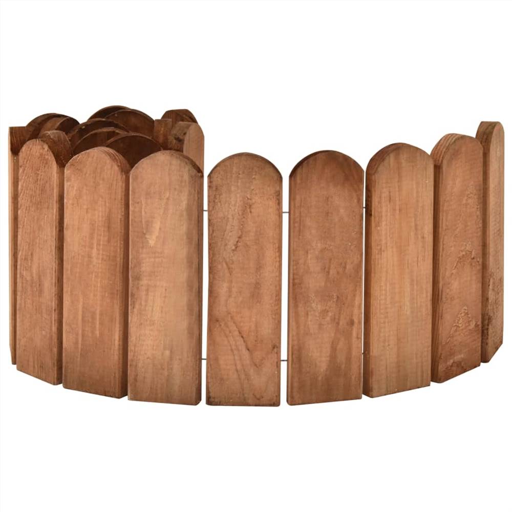 Border Roll Brown 120 cm Impregnated Pinewood