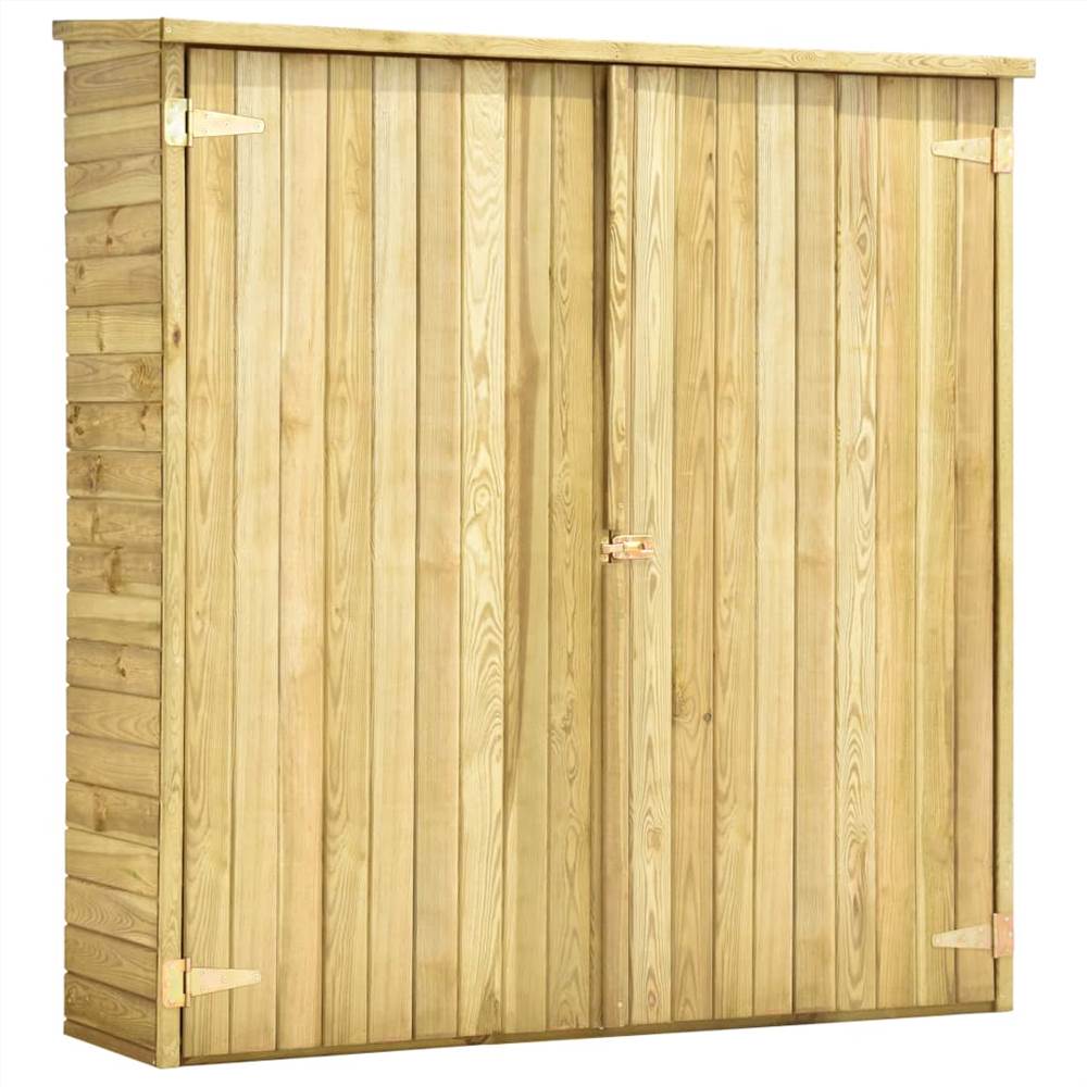 Garden Tool Shed 163x50x171 cm Impregnated Pinewood