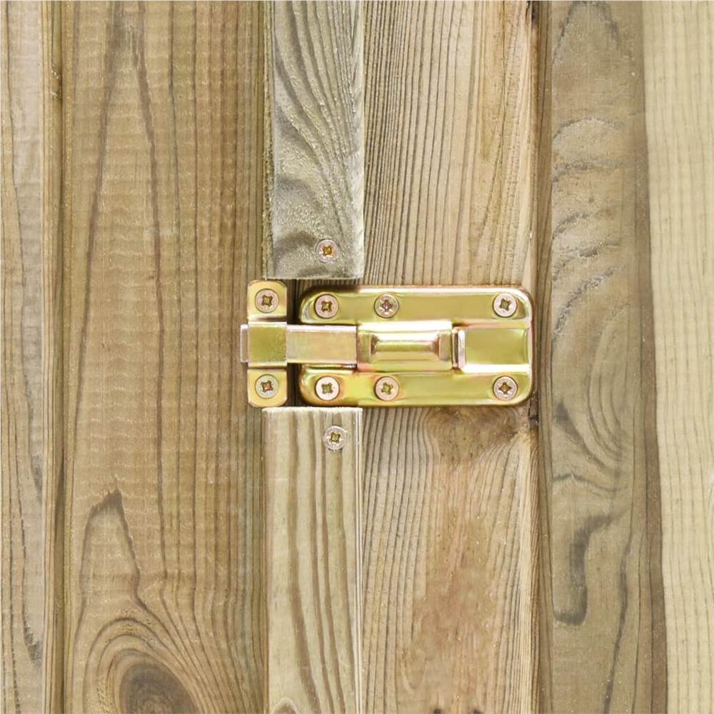 Garden Tool Shed 163x50x171 cm Impregnated Pinewood