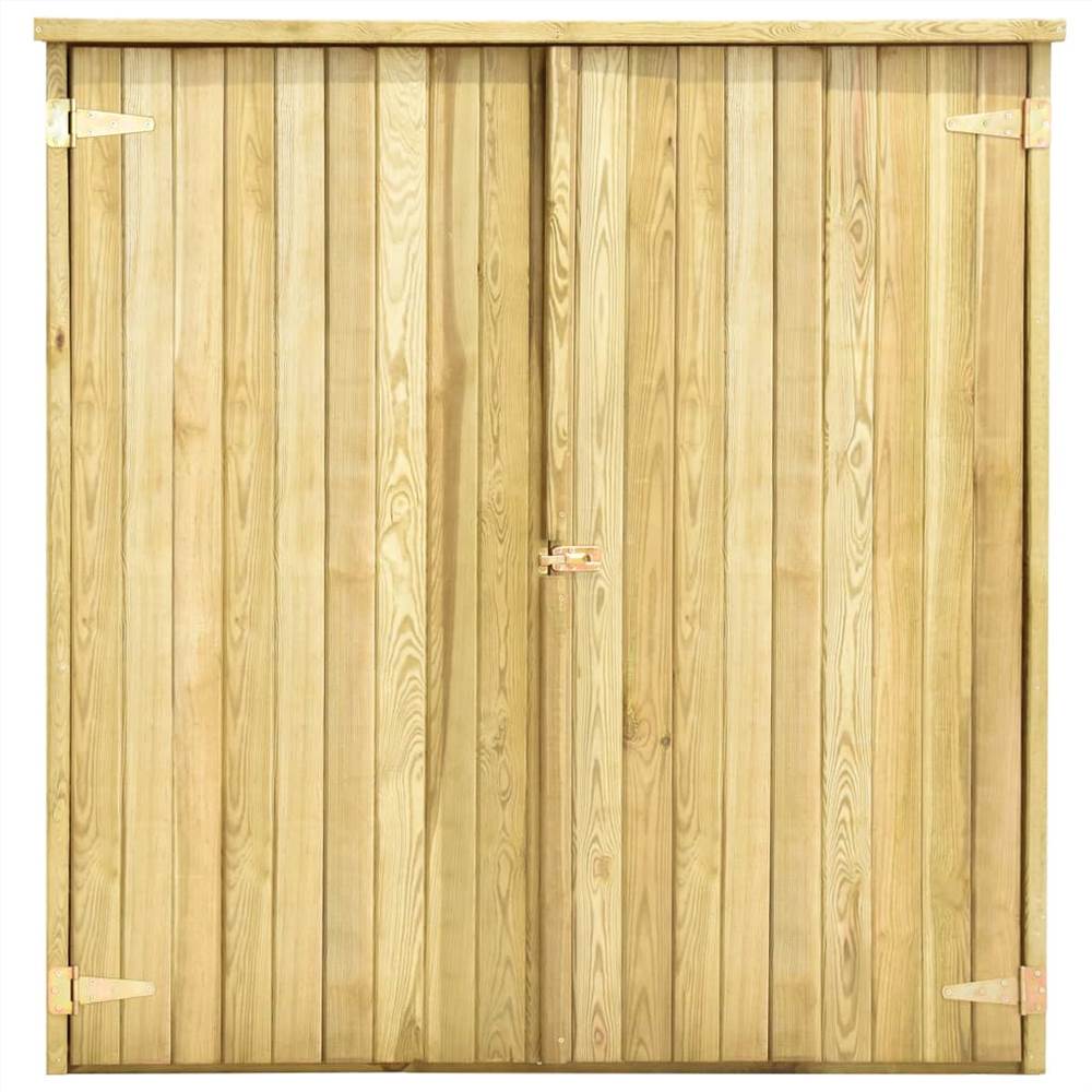 Garden Tool Shed 163x50x171 cm Impregnated Pinewood
