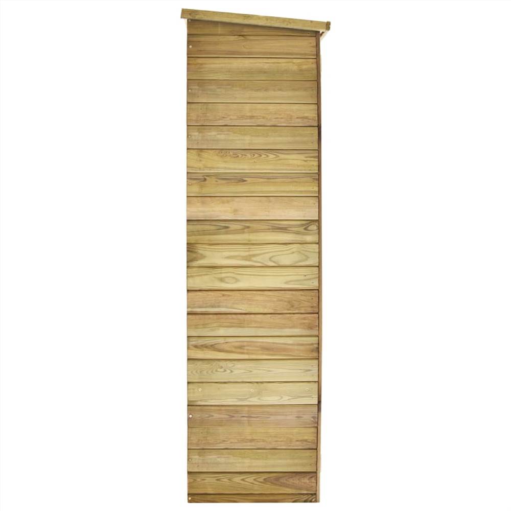 Garden Tool Shed 163x50x171 cm Impregnated Pinewood