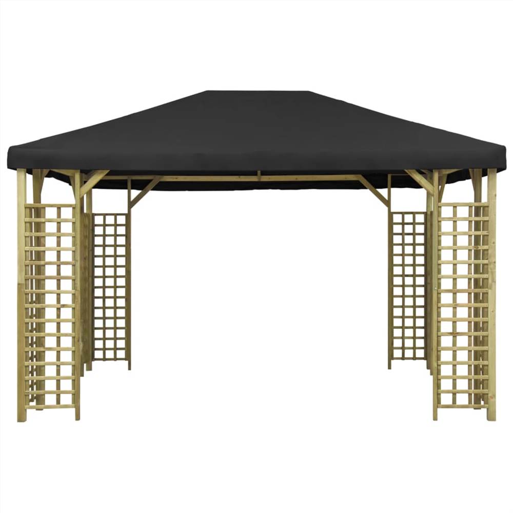 Gazebo 4x3 m Anthracite