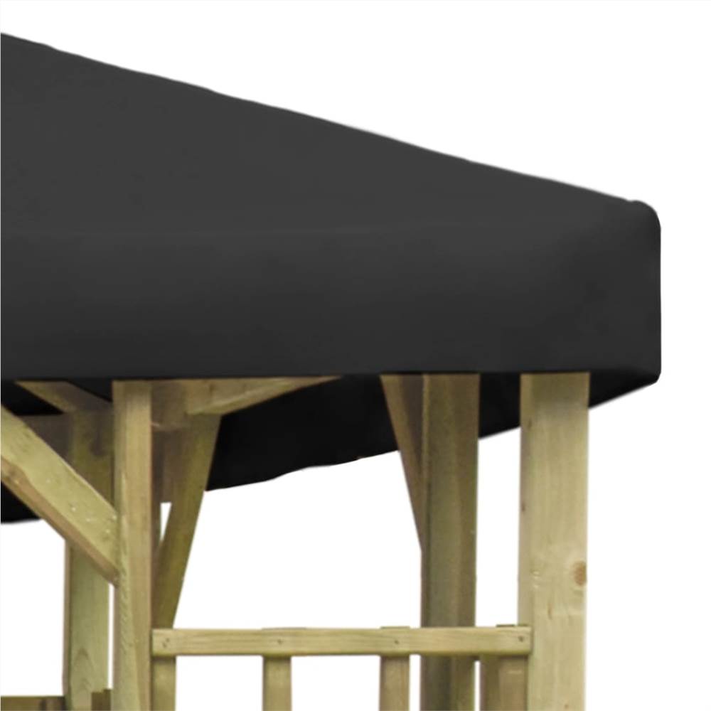Gazebo 4x3 m Anthracite
