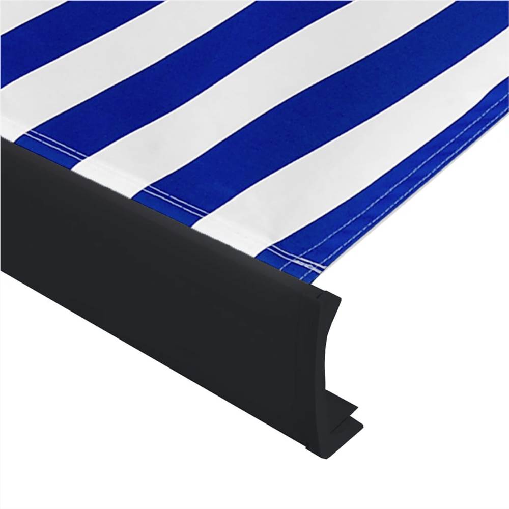 Motorised Cassette Awning 400x300 cm Blue and White