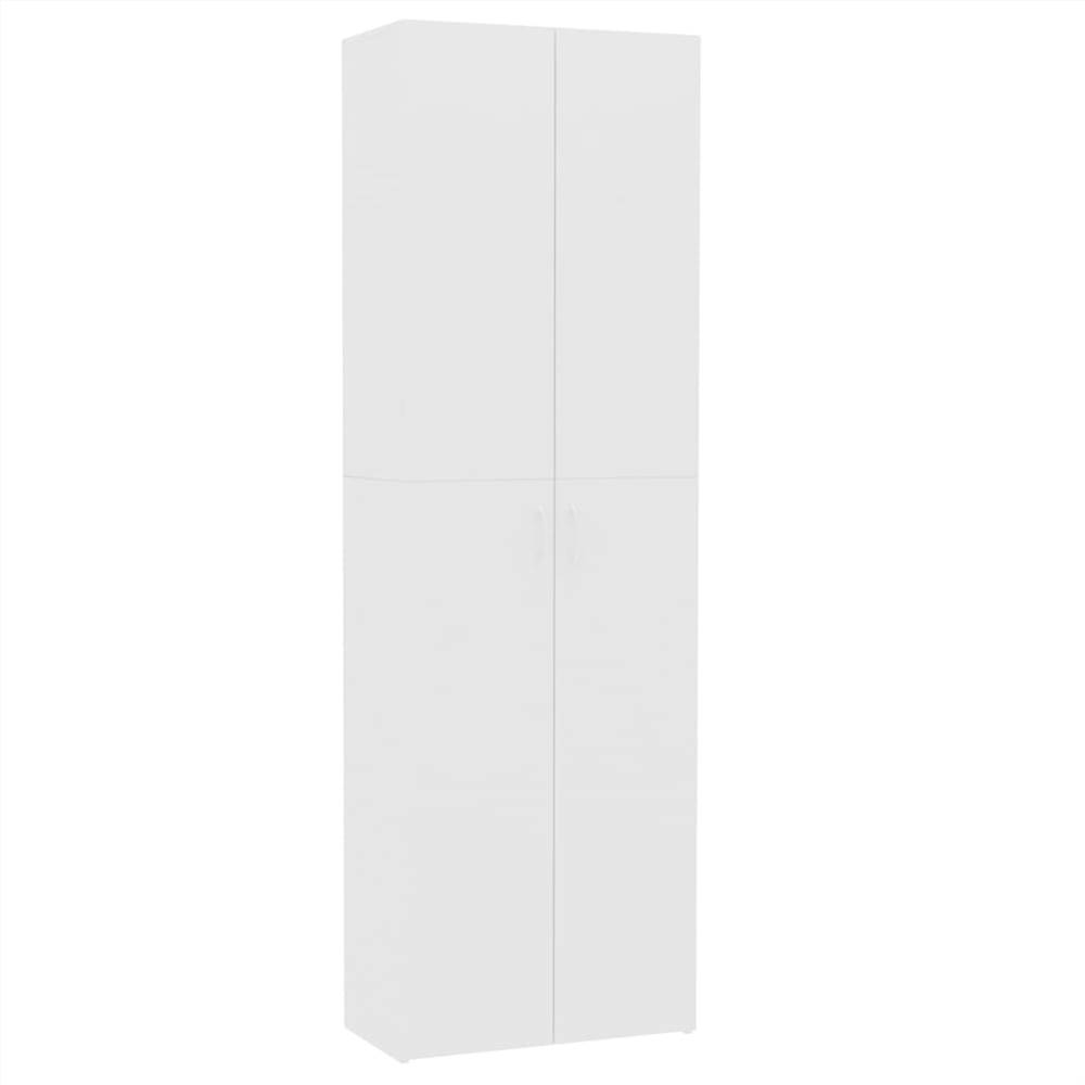 Office Cabinet White 60x32x190 cm Chipboard