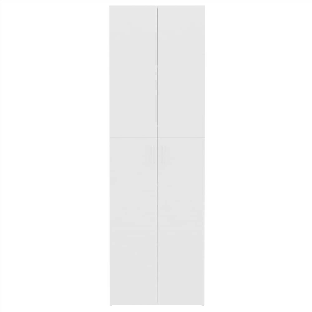 Office Cabinet White 60x32x190 cm Chipboard