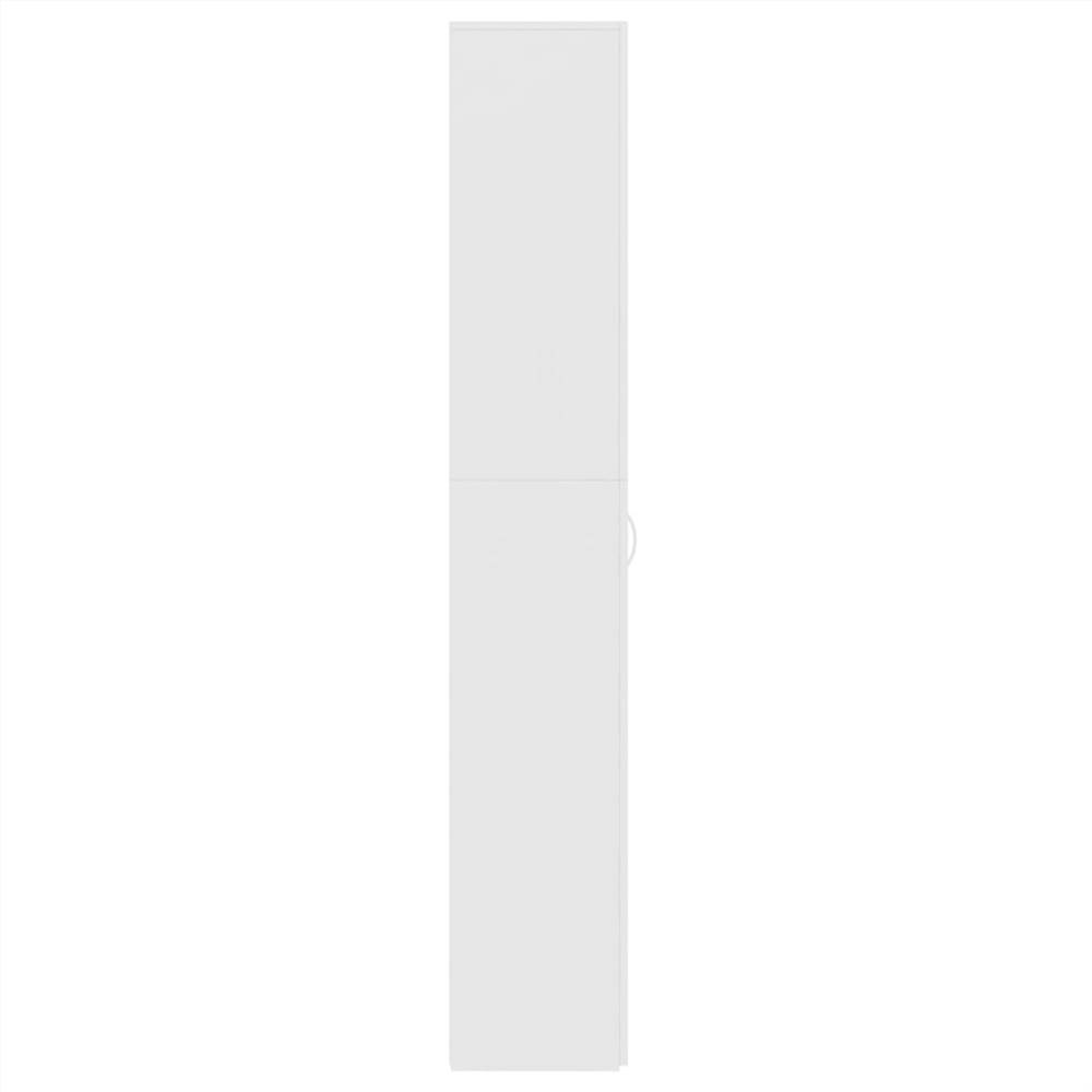 Office Cabinet White 60x32x190 cm Chipboard