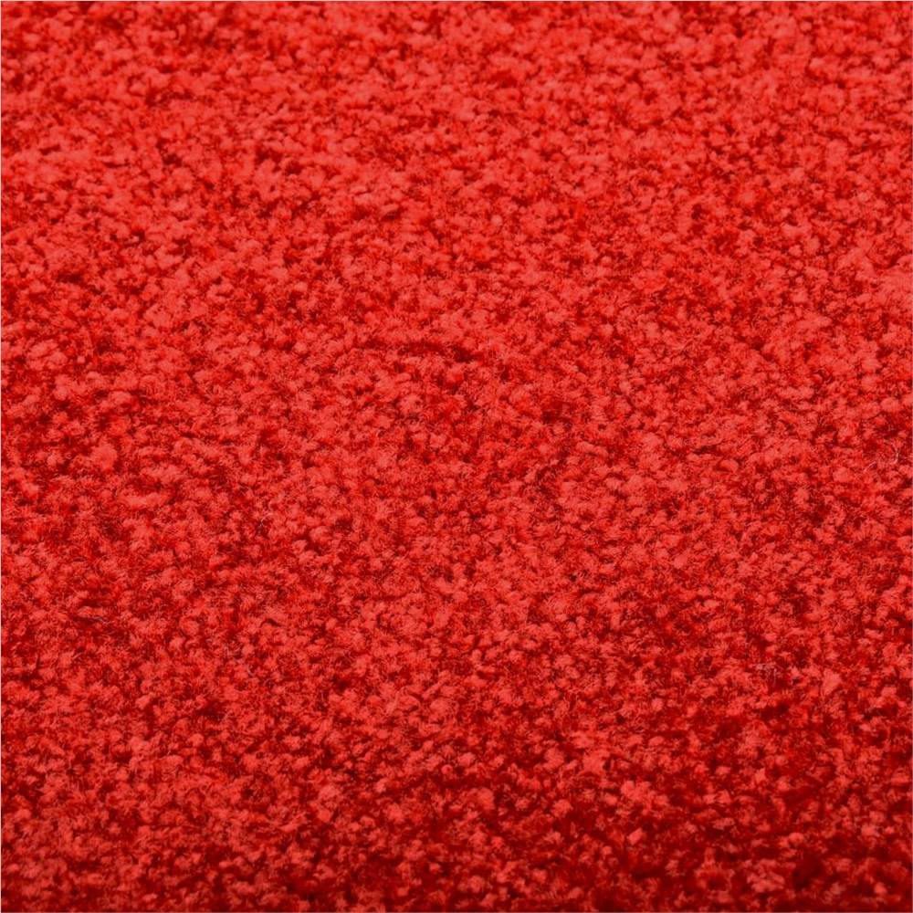 Doormat Washable Red 90x150 cm