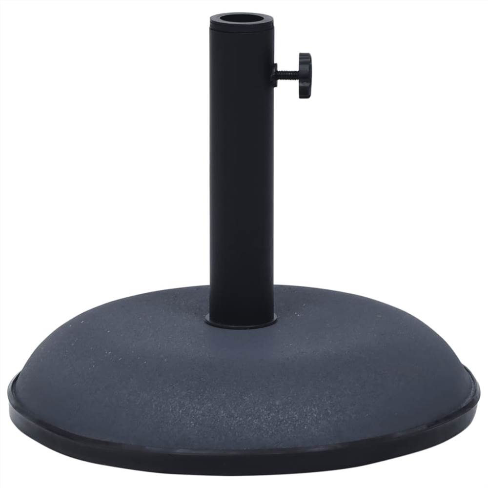 Parasol Base 30 kg Dark Grey Steel and Cement
