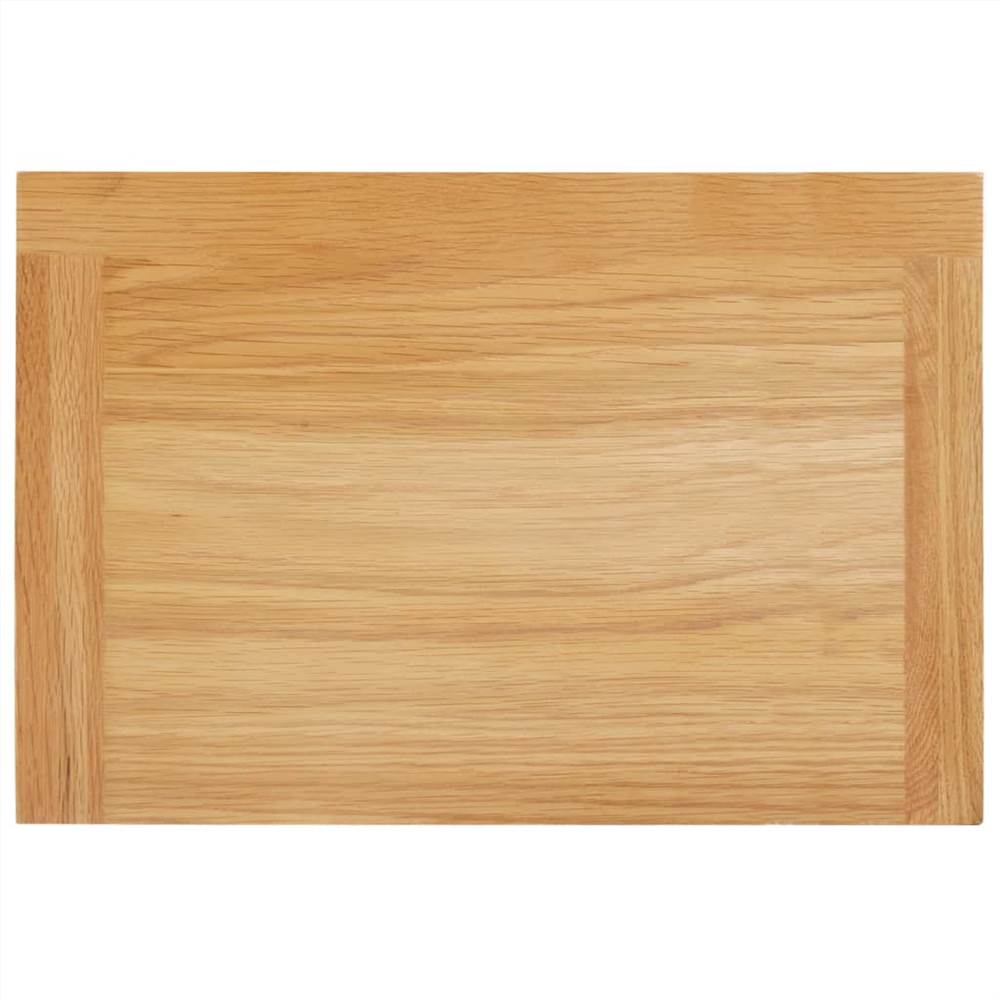 Tall Chest of Drawers 45x32x115 cm Solid Oak Wood