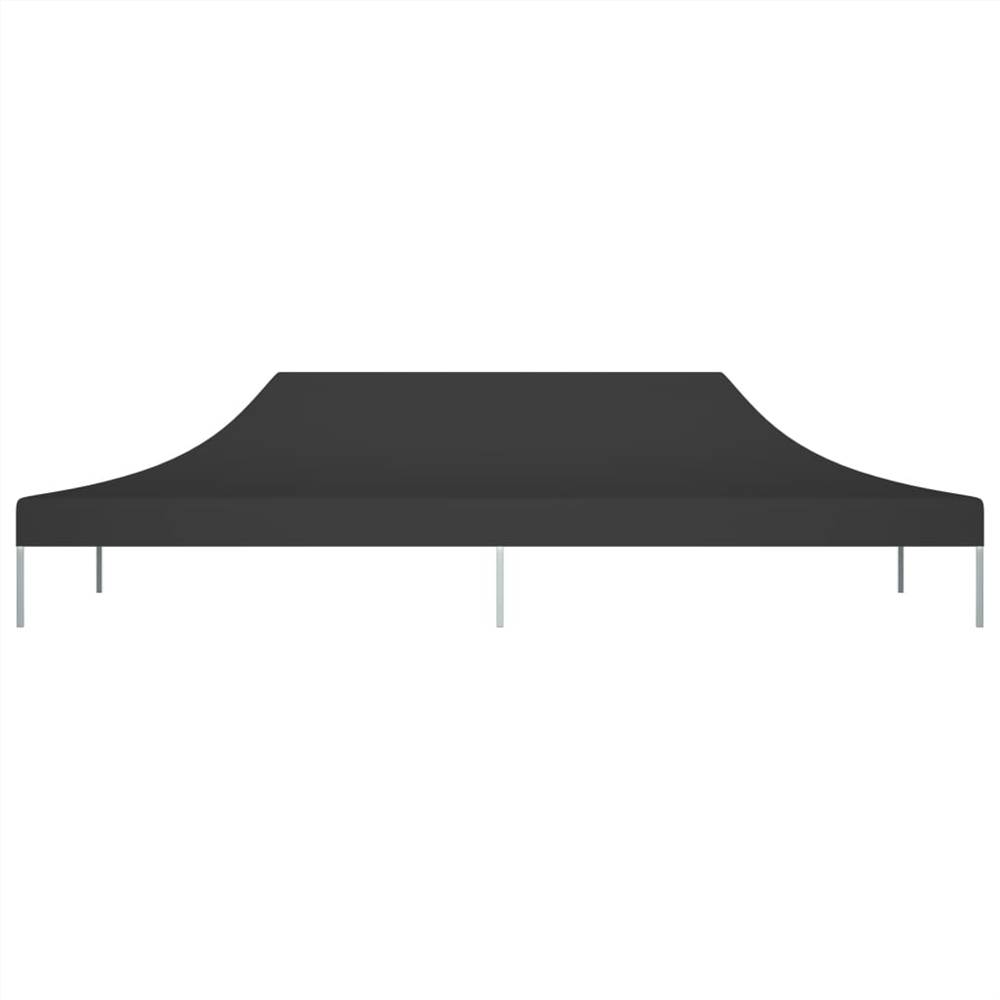 Party Tent Roof 6x3 m Black 270 g/m²