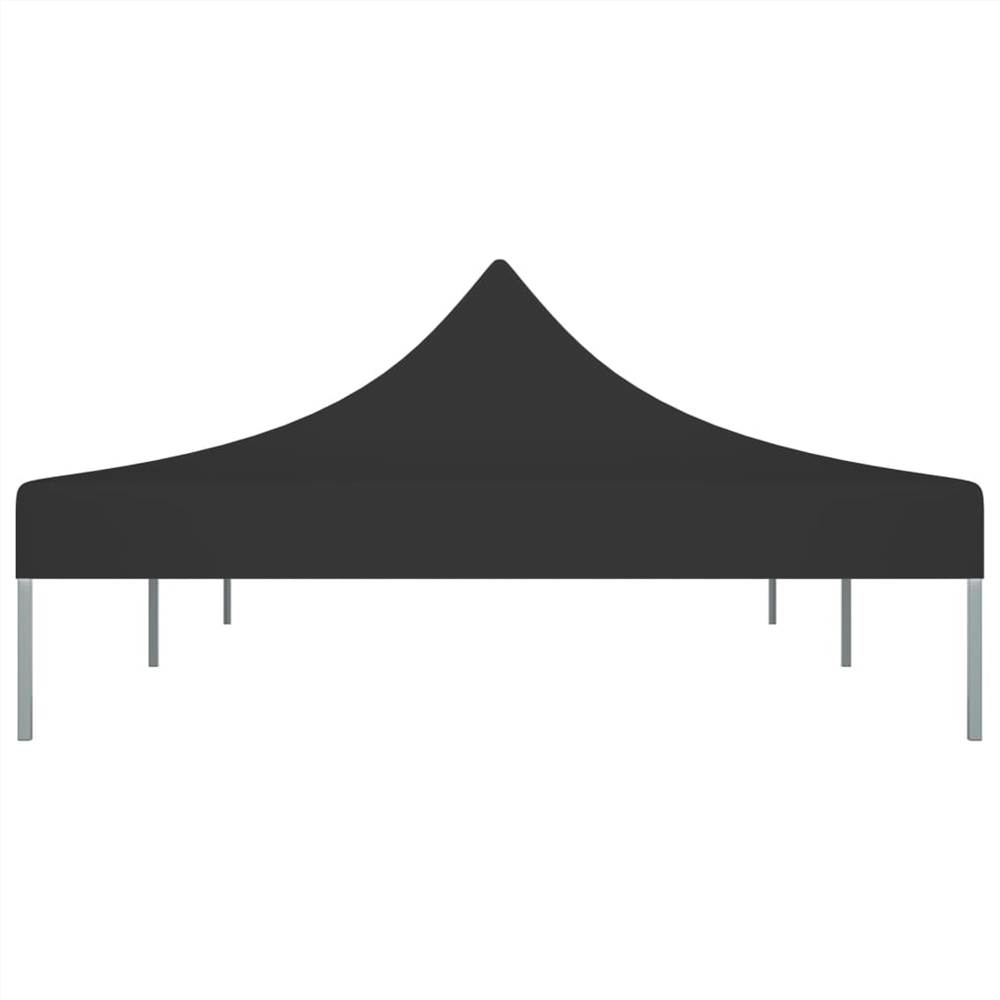 Party Tent Roof 6x3 m Black 270 g/m²