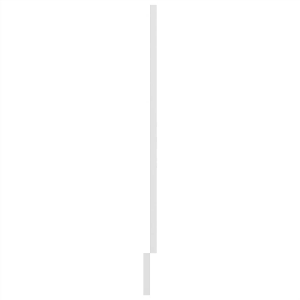 Dishwasher Panel High Gloss White 45x3x67 cm Chipboard