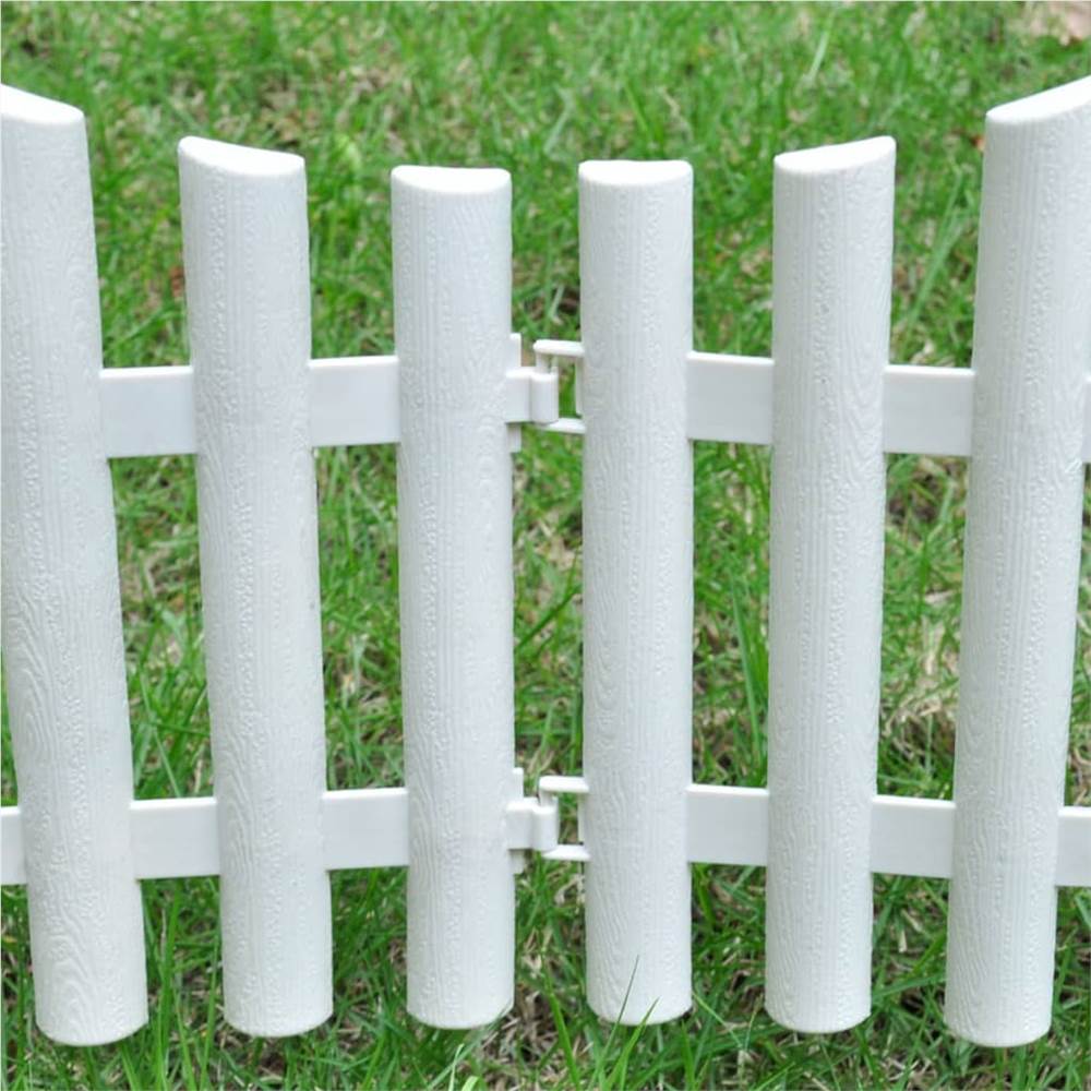 White Lawn Divider 17 pcs / 10 m