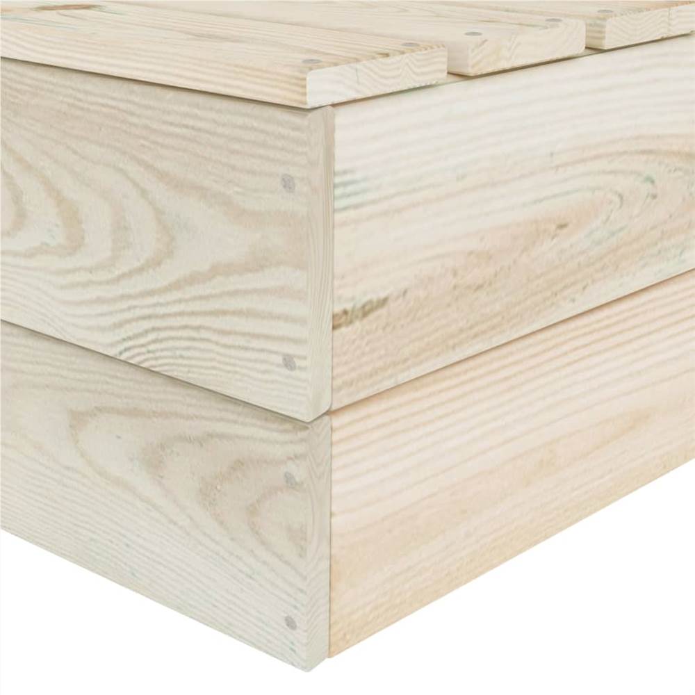 9 Piece Garden Pallet Lounge Set Impregnated Spruce Wood