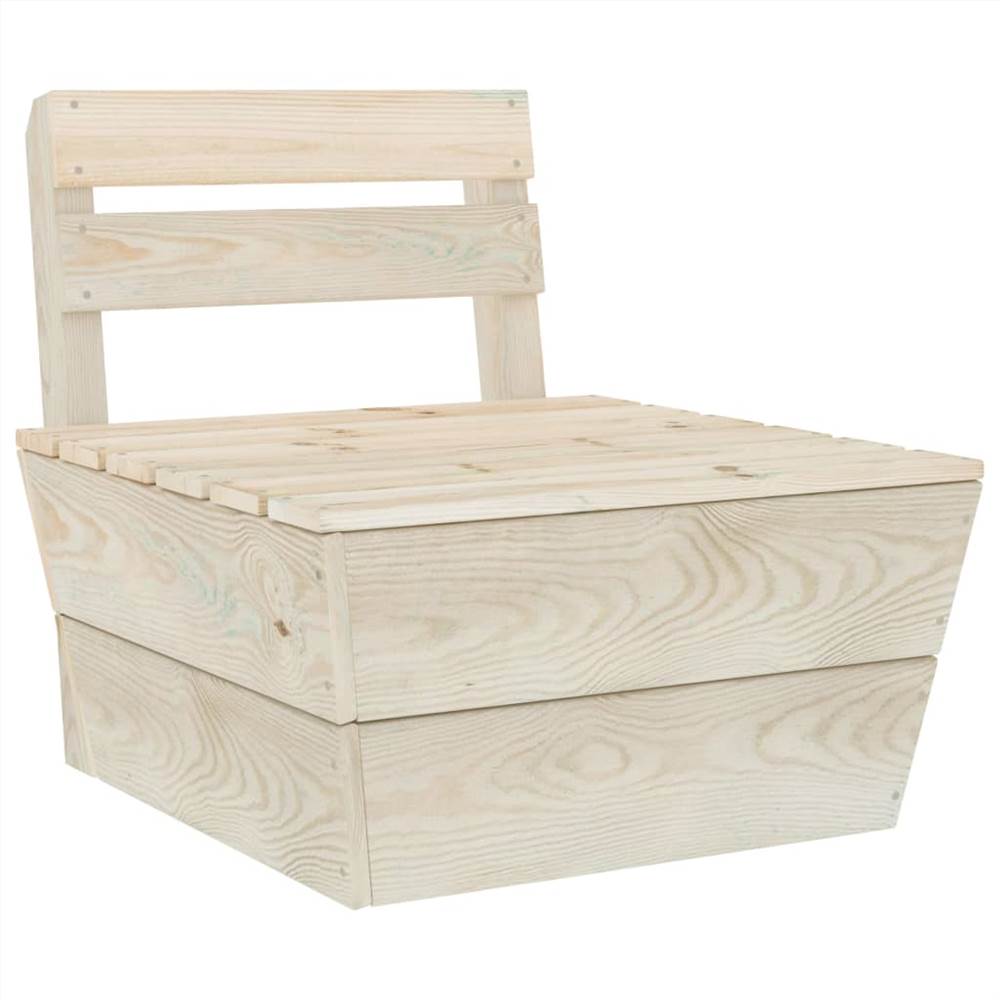 9 Piece Garden Pallet Lounge Set Impregnated Spruce Wood