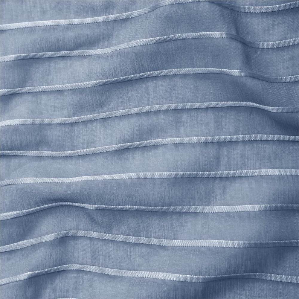 Woven Striped Sheer Curtains 2 pcs 140x225 cm Steel Grey