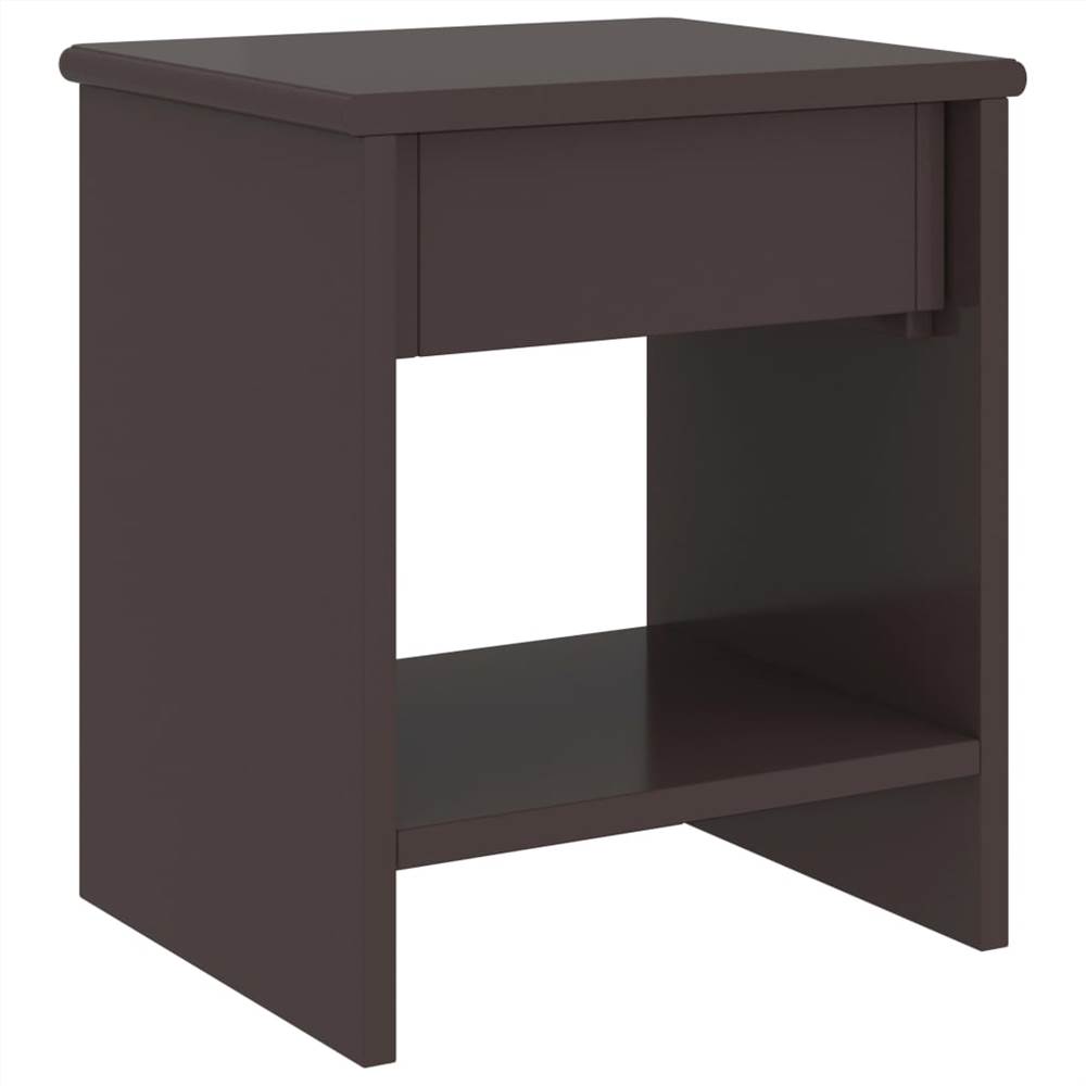 Bedside Cabinets 2 pcs Dark Brown 35x30x40 cm Solid Pinewood