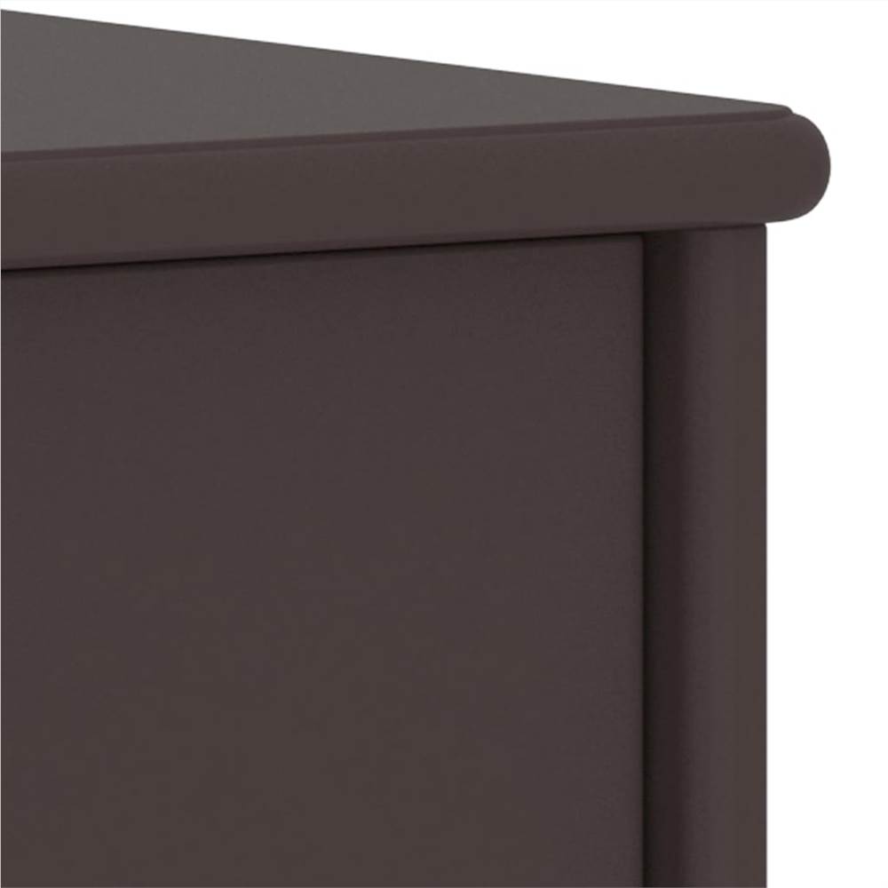 Bedside Cabinets 2 pcs Dark Brown 35x30x40 cm Solid Pinewood