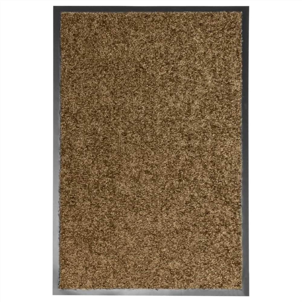 

Doormat Washable Brown 40x60 cm
