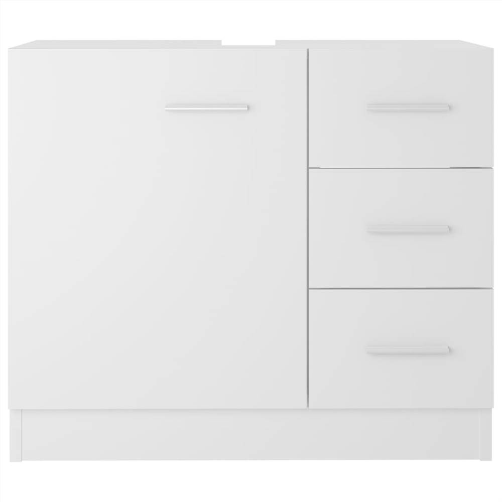 Sink Cabinet White 63x30x54 cm Chipboard
