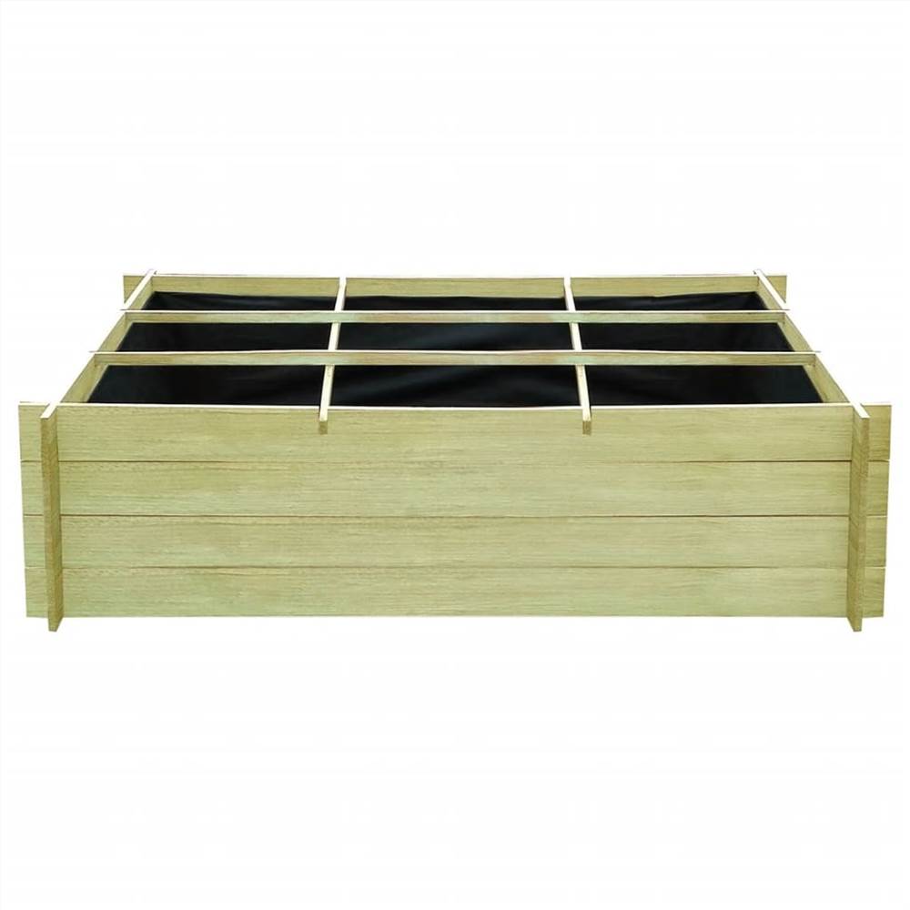 Raised Bed 150x100x40 cm Impregnated Wood