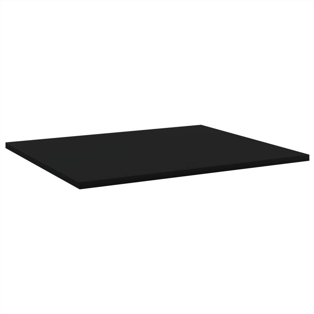 Bookshelf Boards 8 pcs Black 60x50x1.5 cm Chipboard