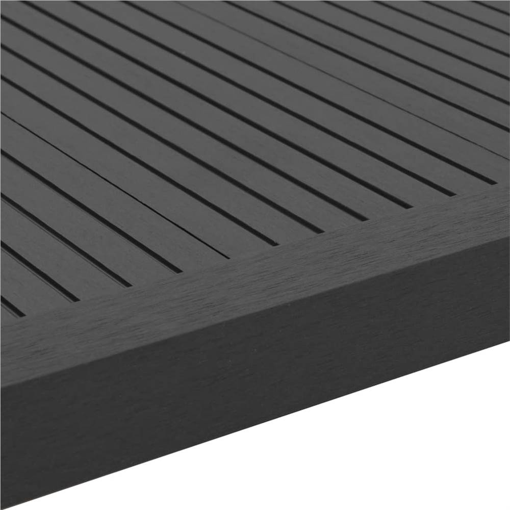 5 pcs Decking Angle Trims WPC 170 cm Black