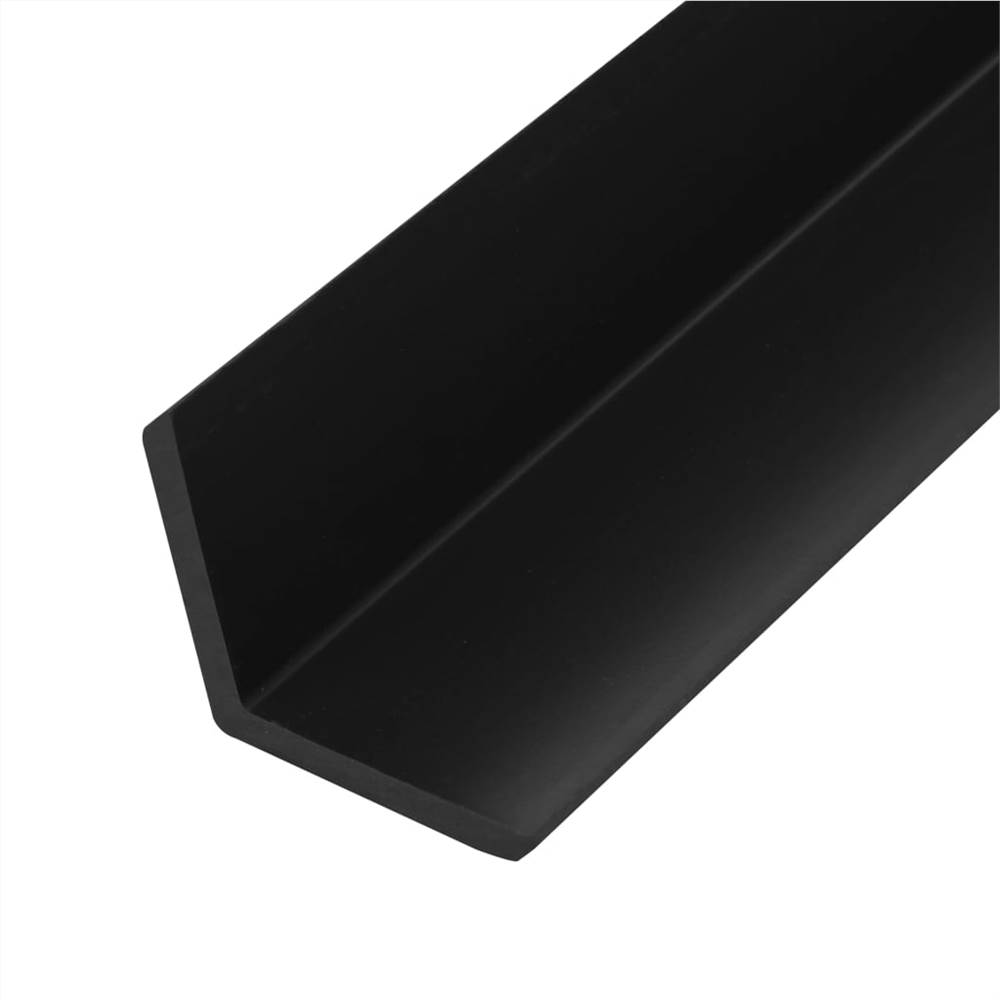 5 pcs Decking Angle Trims WPC 170 cm Black