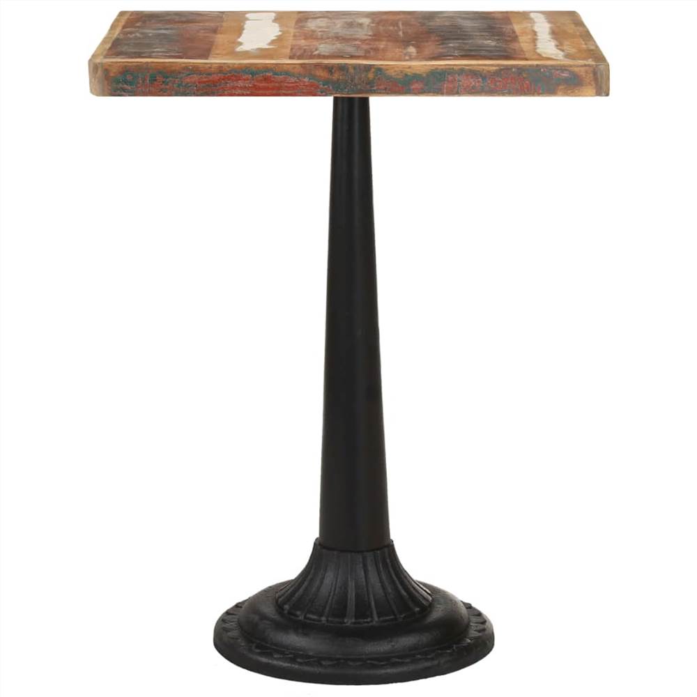 Bistro Table 60x60x76 cm Solid Reclaimed Wood