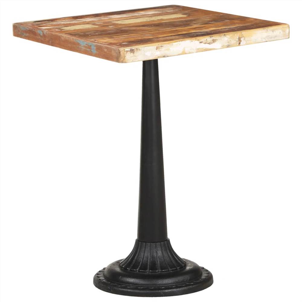 Bistro Table 60x60x76 cm Solid Reclaimed Wood