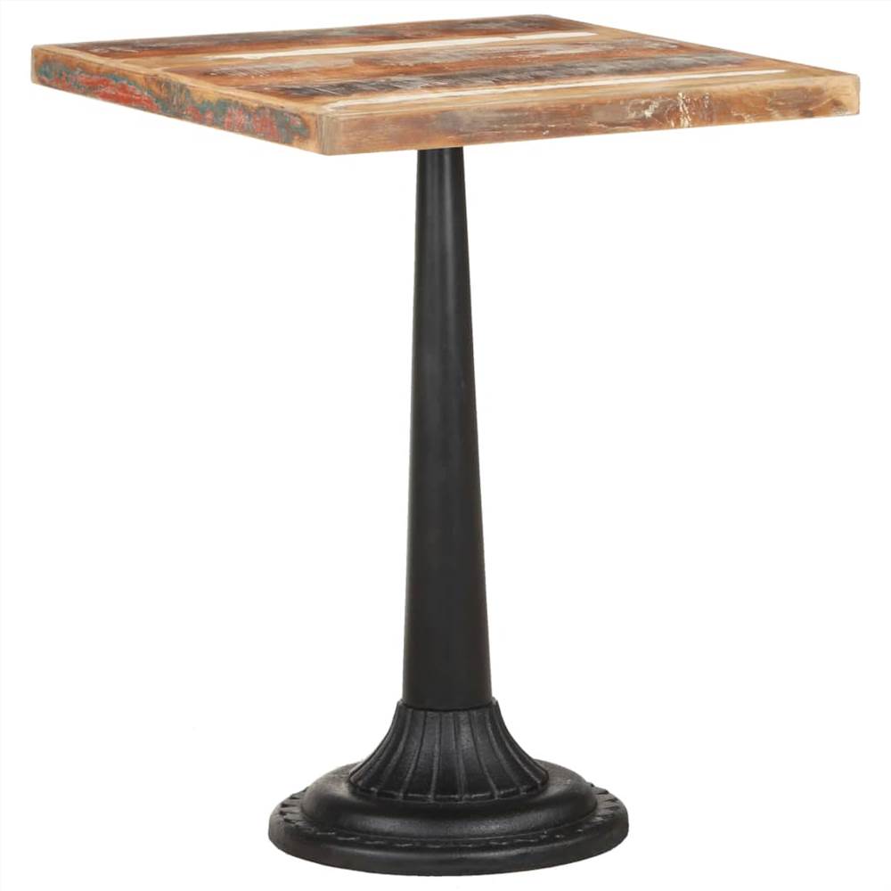 Bistro Table 60x60x76 cm Solid Reclaimed Wood