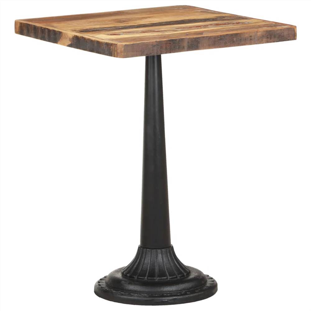 Bistro Table 60x60x76 cm Solid Reclaimed Wood