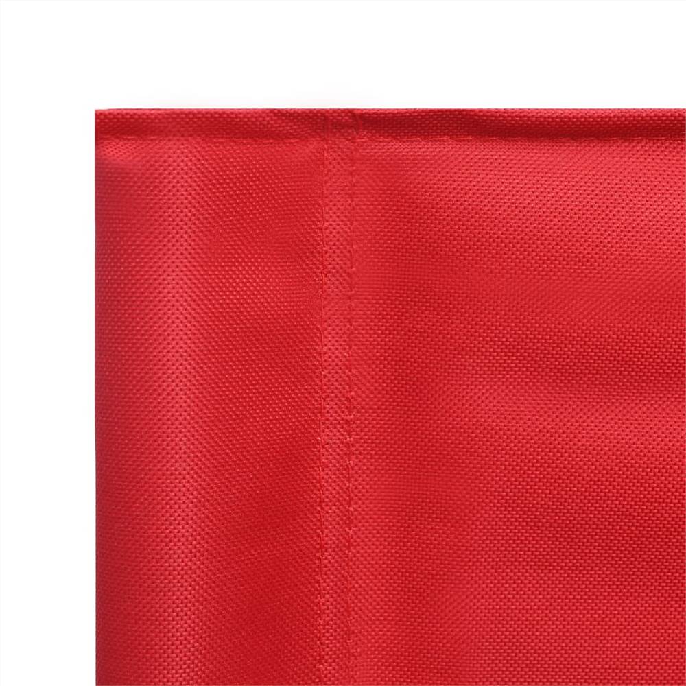 Directors Chairs 2 pcs Steel Red
